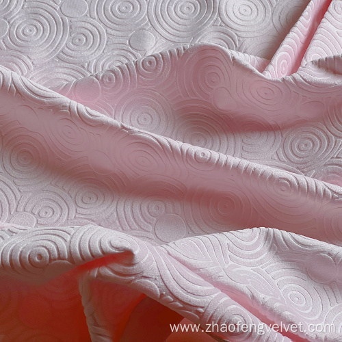 100% Polyester Knitted Glue Embossed Holland Velvet Fabric